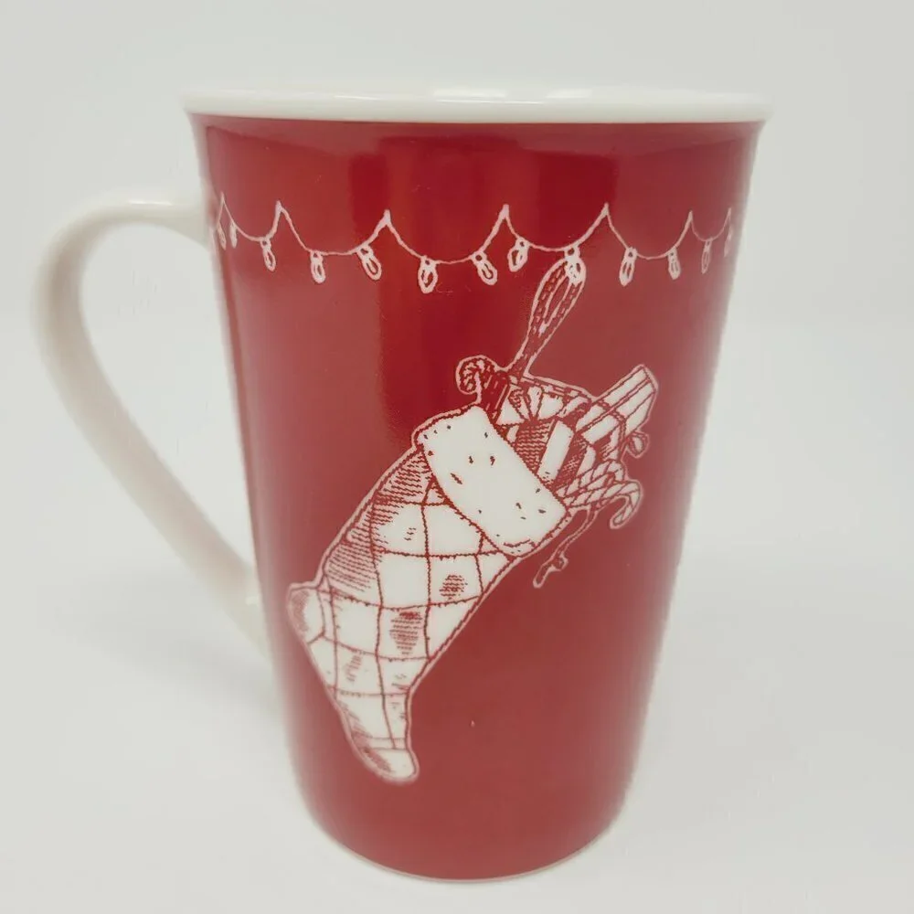 Starbucks 2005  Red Holiday Christmas Coffee Mug